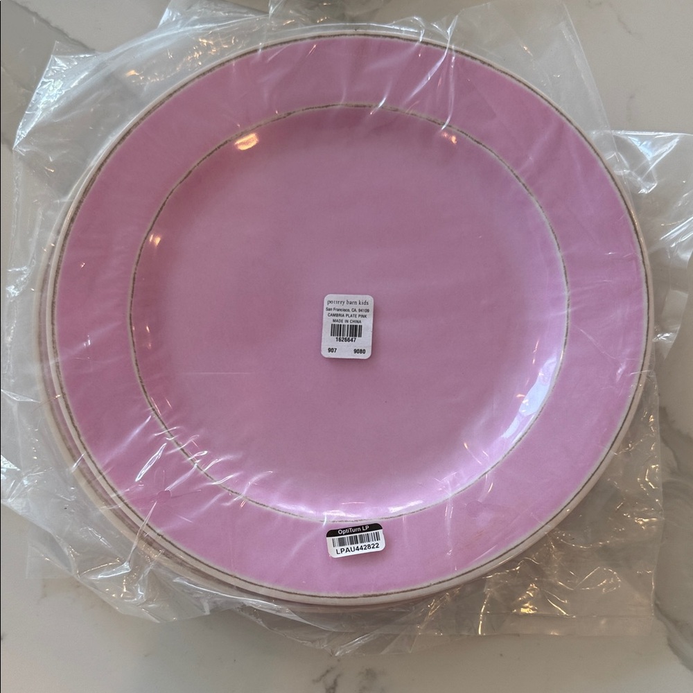 NWT (4) Pottery Barn Kids melamine plates SOLD OUT